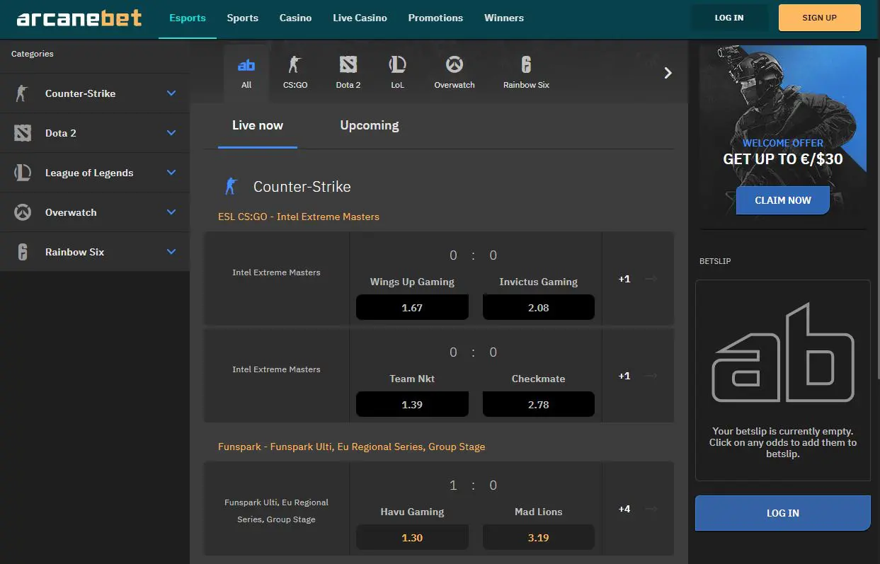 Mercados de Apuestas eSports Mercados de Apuestas eSports