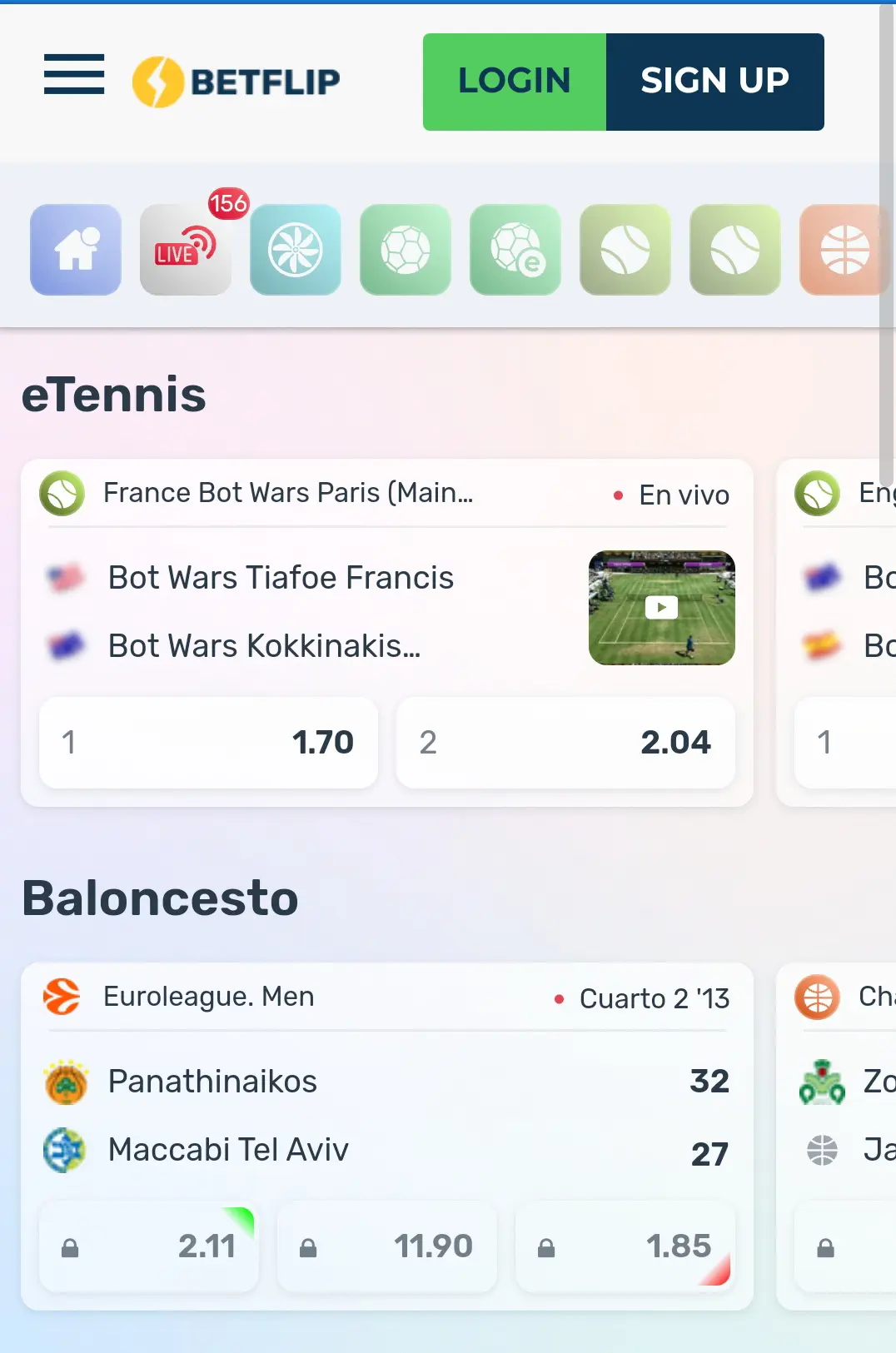Apuestas en directo de betflip Apuestas en directo de betflip