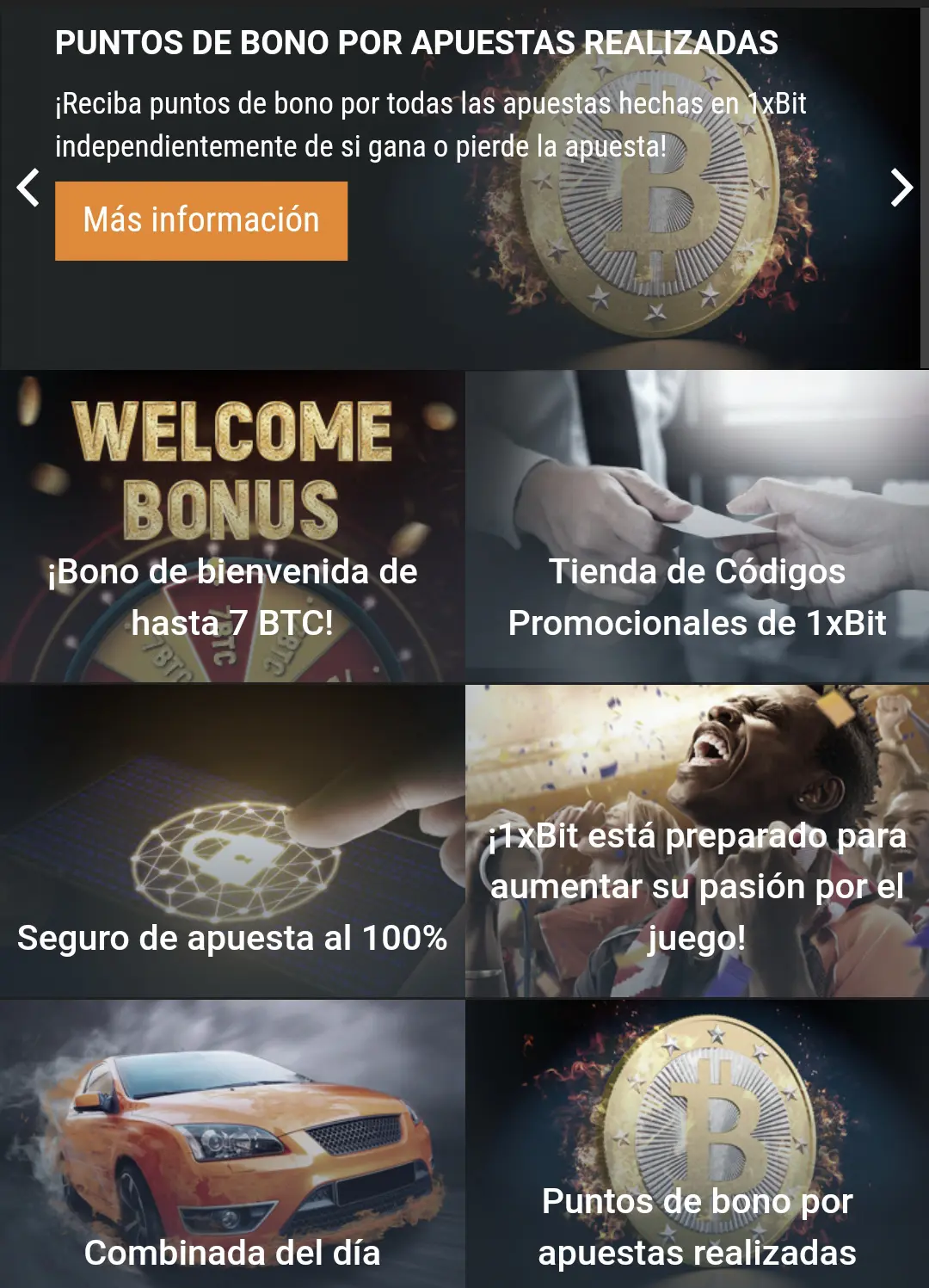 Bonus y Promociones Bonus y Promociones
