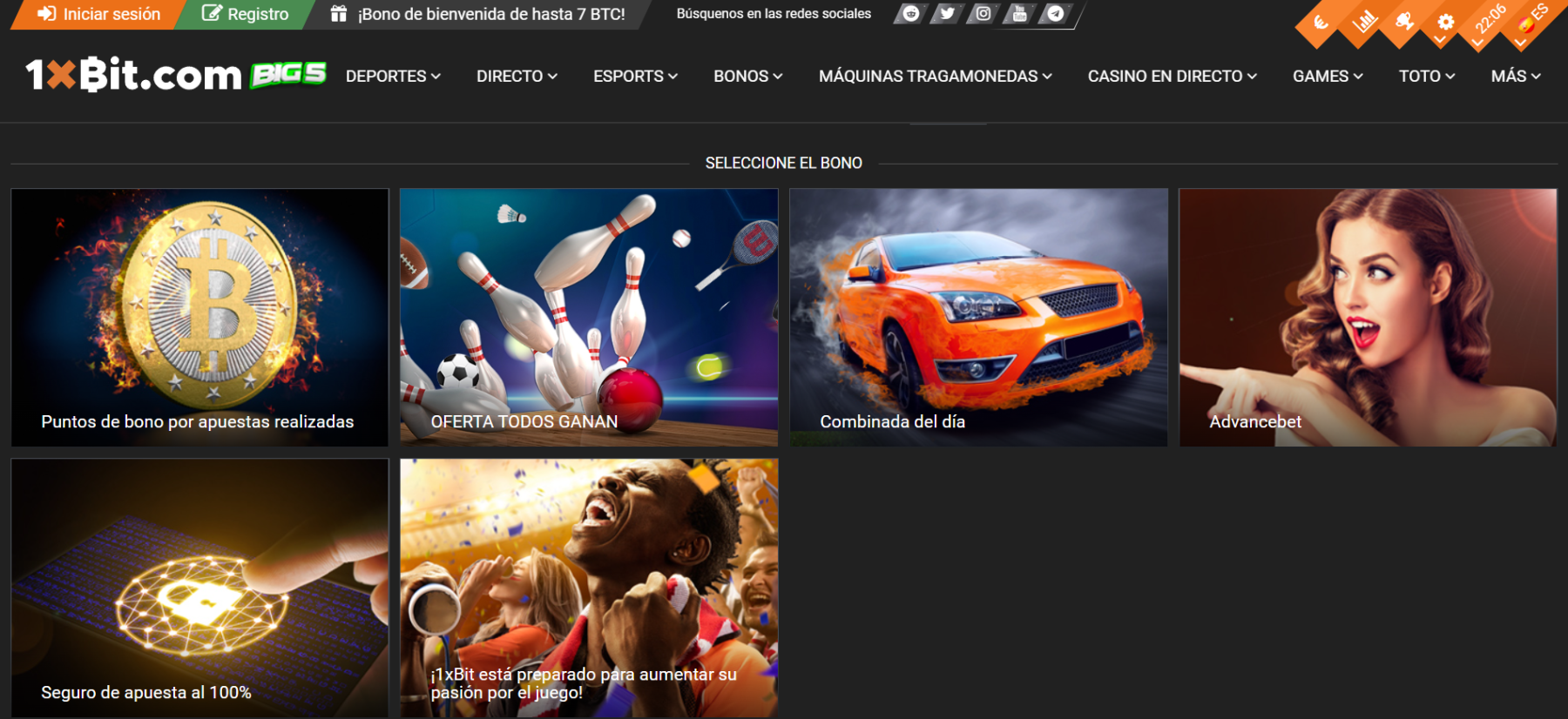 Bonus y Promociones Bonus y Promociones