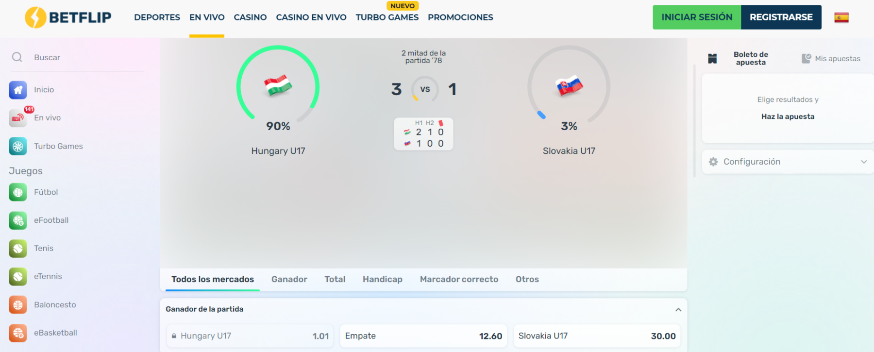Cuotas de apuestas en vivo de betflip Cuotas de apuestas en vivo de betflip