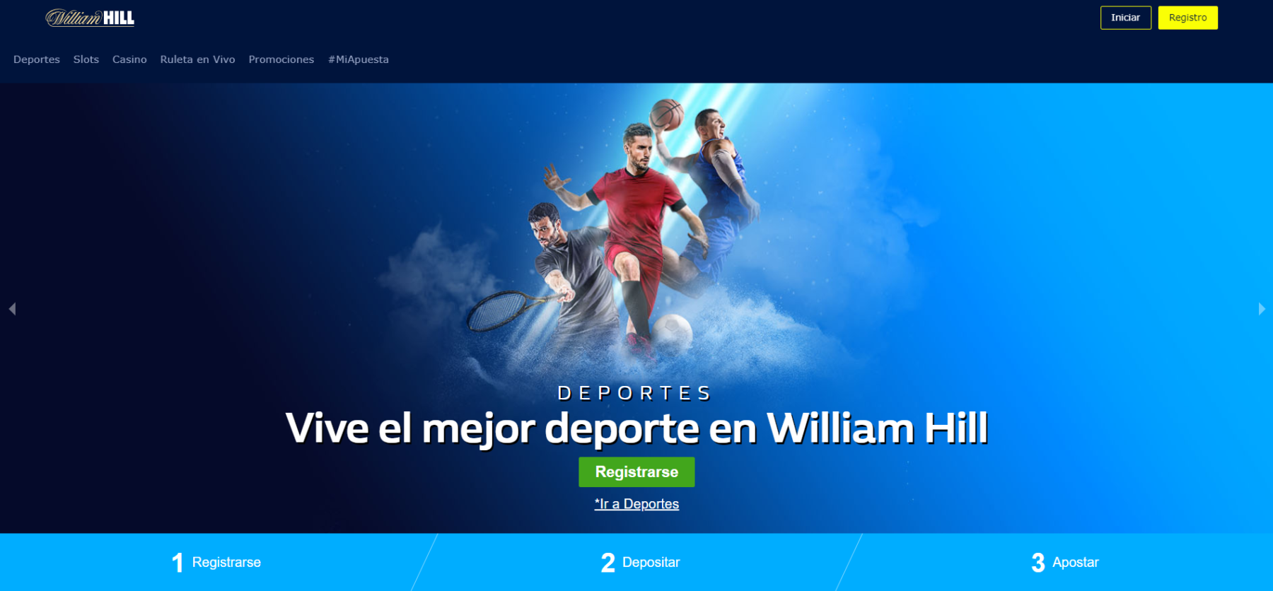 Interfaz de usuario de la plataforma web mostrando mercados de apuestas deportivas y casino