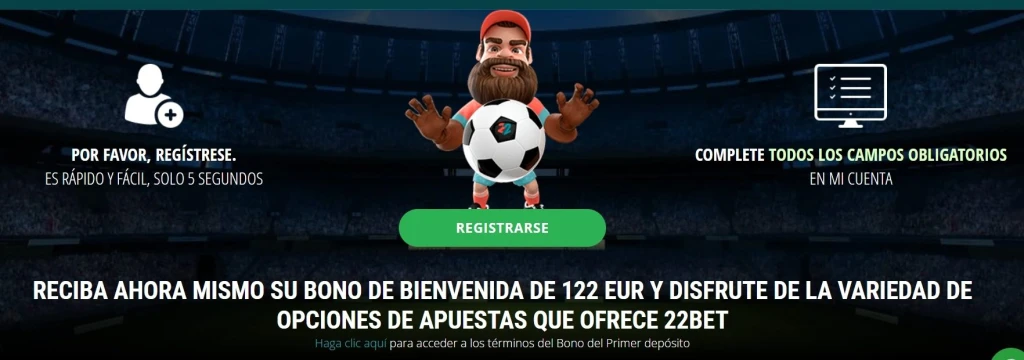 rese&ntilde;a 22bet
