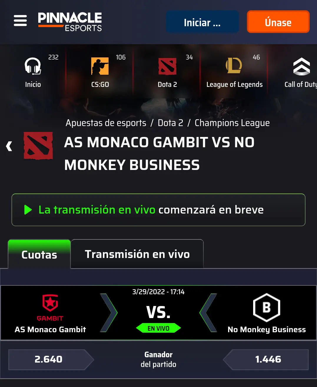 pinnacle eSports pinnacle eSports