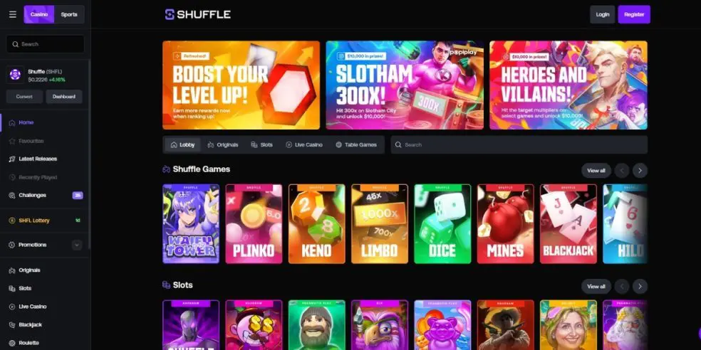reseña de shuffle