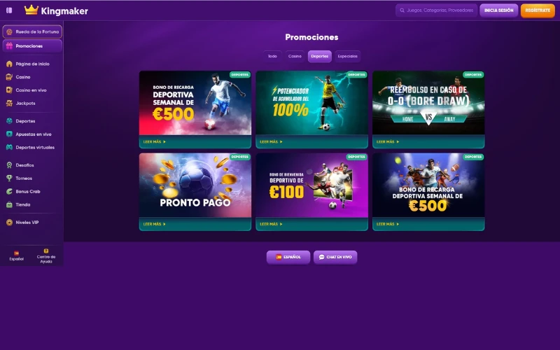 bonificaciones-promociones-kingmaker bonificaciones-promociones-kingmaker