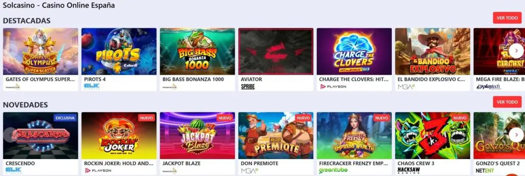opiniones sol casino